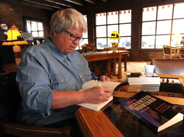 Author Karen Stevens signs books